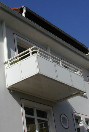 Hängebalkon-Detail